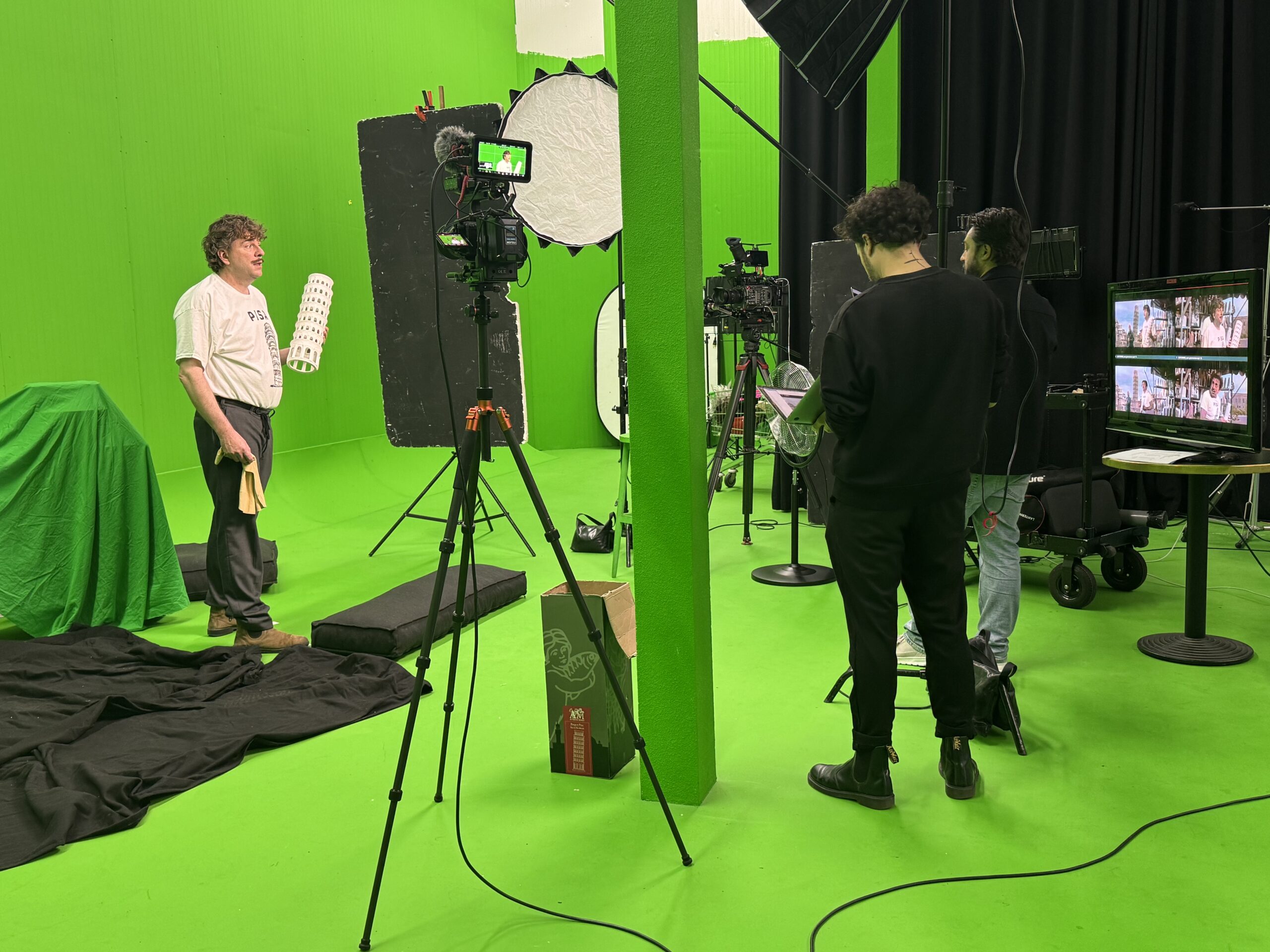 Lichtopstelling greenscreen